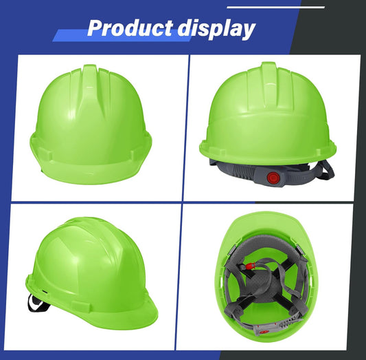 4 Pt. Suspension Hard Hat Construction Hard Hat for Safety V Shape Cap Style Hardhats