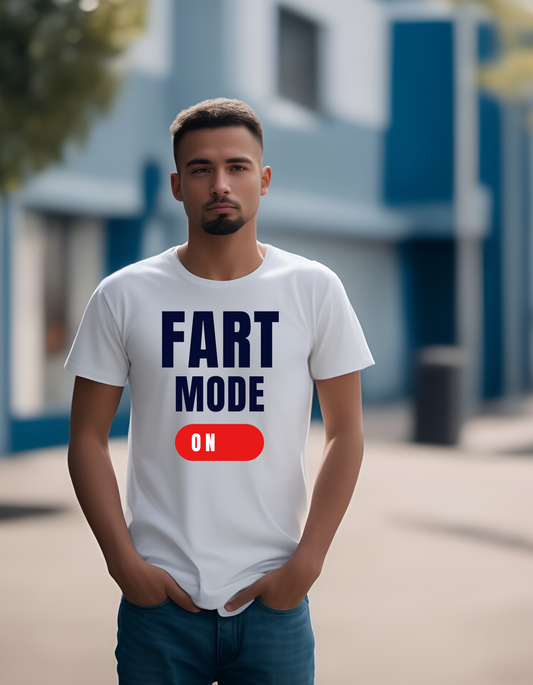 “Father’s Day Exclusive: Fart Mode On Dad T-Shirt - Perfect Gift for Dads