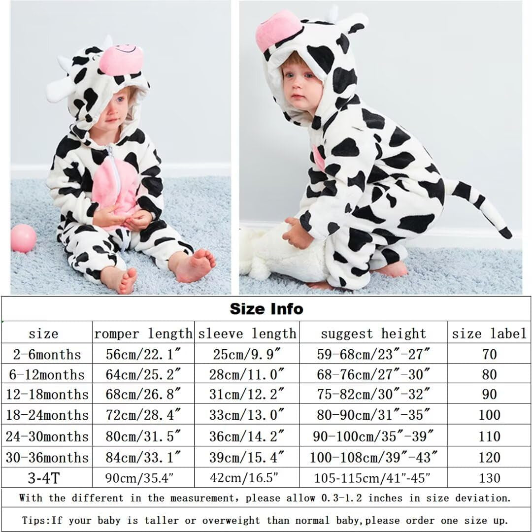 Halloween Baby Costumes Toddler Outfit Infants Romper Boys Girls Animal Dress up Clothes 2-36 Months