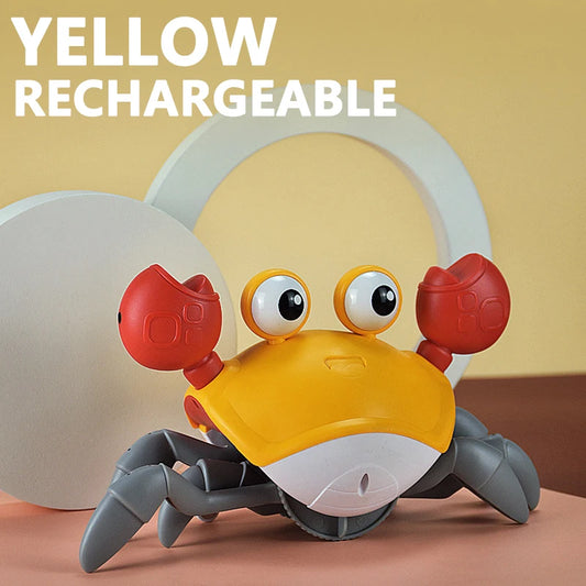 Induction Escape Crab Rechargeable Electric Pet Musical Toys Children'S Toys Birthday Gifts Interactive Toys Learn to Climb Toys