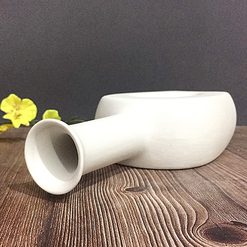 White Vase Ceramics - Modern Vases -Flower Vase Gifts for Friends and Family, Wedding, Desktop Center Vase, Perfect Home Decoration Vase (Large)